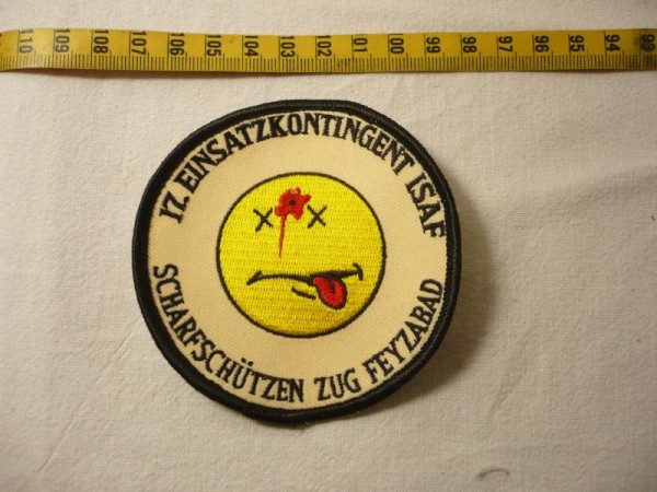 Verbandsabzeichen 17.Einsatzkontingent ISAF Scharfschützen Zug Feyzabad