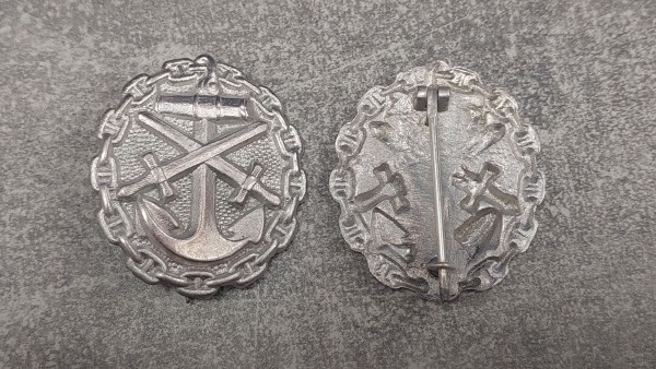 Verwundetenabzeichen der Marine in Silber 1914- 1918