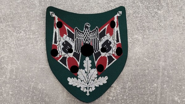 Abzeichen Herr für Fahnenträger Nebelwerfer Offizier, Bevo gewebt