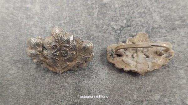 Preussen Eichenlaub zum Eisernen Kreuz 1870 mit Zahl 25