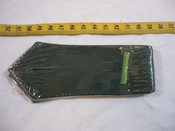 Baden-Wuerttemberg: Schulterklappen Frepo Baden-Württemberg grün, 1 Balken grün 5mm für 5 Jahre, Knopfloch