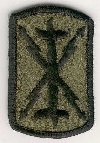 Armabzeichen 17th Field Arty. Brigade, tarnfarben ( OD )