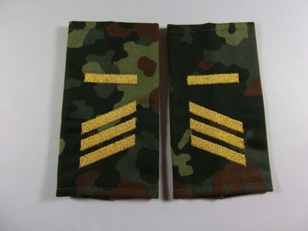 Rangschlaufen Hauptgefreiter UA, gelb auf flecktarn