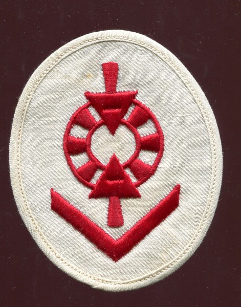 Kriegsmarine Ärmelabzeichen Sonderausbildung Waffenleitvormann Artillerie u. Flak Küste