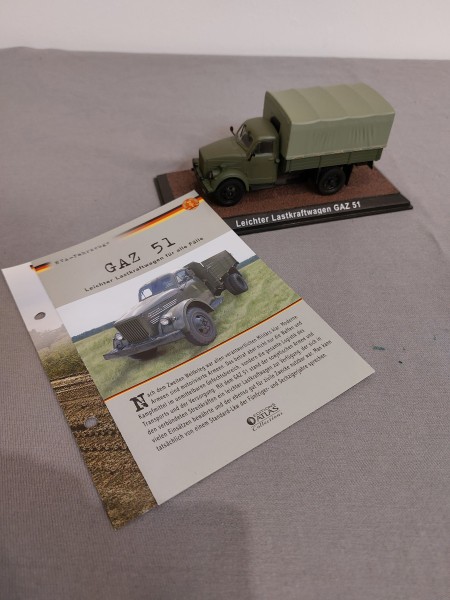 Modell GAZ 51 - Maßstab 1:43 - Atlas Collection - OVP