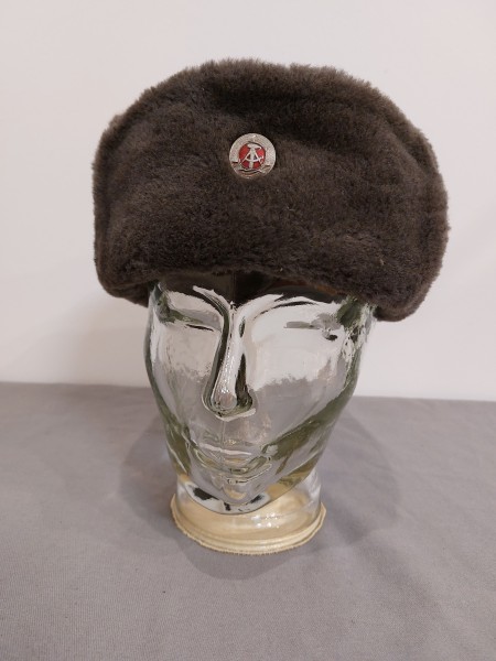 DDR Wintermütze - NVA Landstreitkräfte LaSk - Grösse 55 von 1967 TGL Original