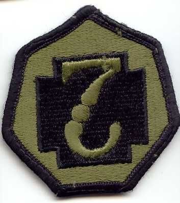 Armabzeichen 2nd Medical Brigade, tarnfarben ( OD )