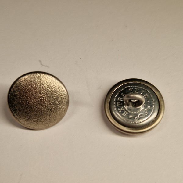 Partei Knopf 17 mm lange Öse Extra Fein - silber