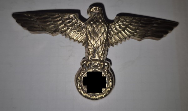 Kriegsmarine Tropenhelmadler erstes Modell - Bodenfund / Wasserfund