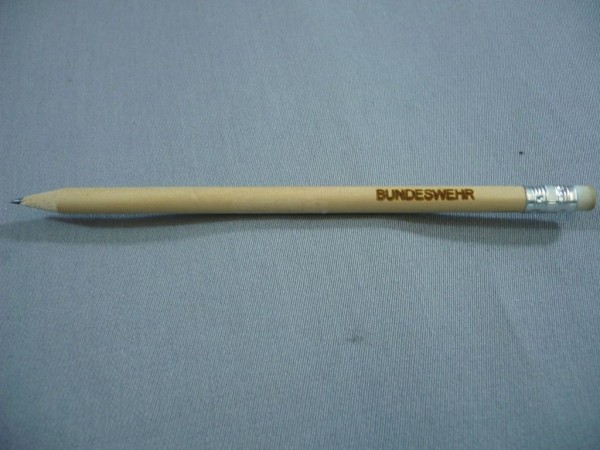 Bleistift, eingebrannt Bundeswehr, neu