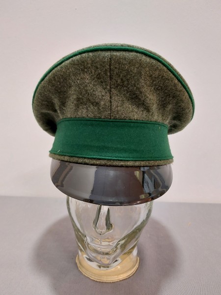 3.Reich Schirmmütze Forst, feldgrau melliert Grösse 58