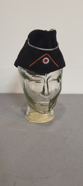 Wehrmacht Schiffchen M38 Offizier schwarz Panzer Größe 58 - EREL