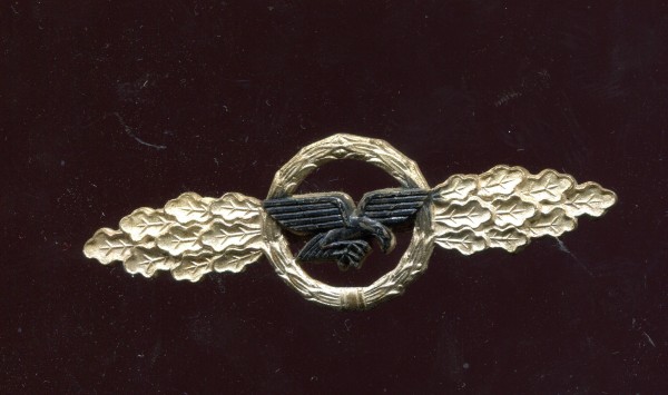 Orden 1939 / 1957 Frontflugspange für Transportflieger Silber mit Auflage