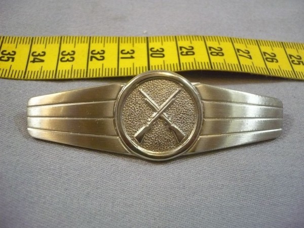 Tätigkeitsabzeichen, Sicherungspersonal, Neues Modell, Silber, Metall 