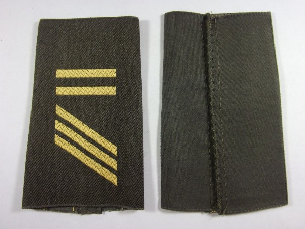 Rangschlaufen Hauptgefreiter Bootsmannanwärter gelb in oliv 