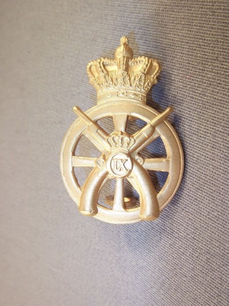 Regimentsabzeichen, Metall, Jydske Trainregiment 