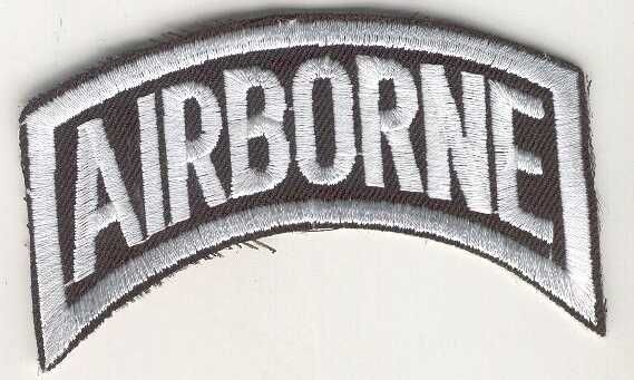 Schriftzug/ Schriftbogen AIRBORNE