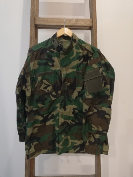 US Feldjacke BDU woodland - Coat Army Combat Uniform Ripstop Größe Large Regular - Teesar