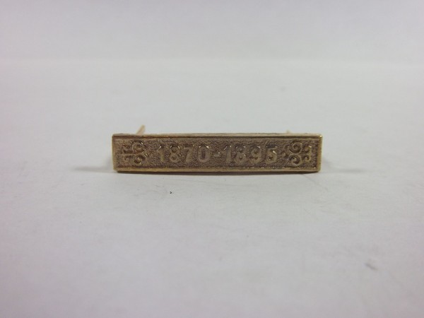 Gefechtsspange "1870- 1895" zur 1870-71 Denkmünze, 34mm (124-B)