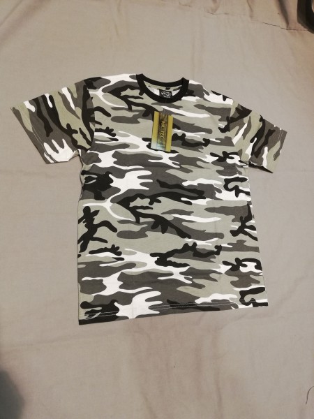 T-Shirt tarnfarben USA Urban für Kinder Größe XL-164