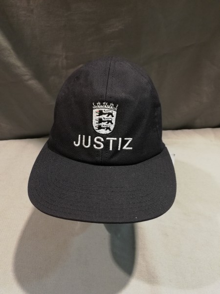 Polizei Baden-Württemberg Baseballcap Justiz in schwarz Größe II = 56-58 - Kempf Muster