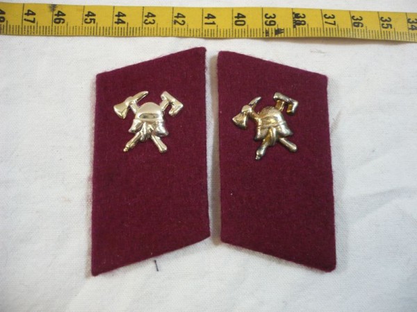 Allgemein: Kragenspiegel Feuerwehr neue Bundesländer, Mannschaften