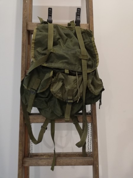 US Field Pack Combat Nylon LC-1 Medium oliv mit Schultergurten Original