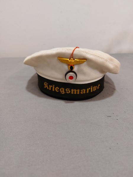 Kriegsmarine Tellermütze mit Mützenband Kriegsmarine und Adler Größe 59