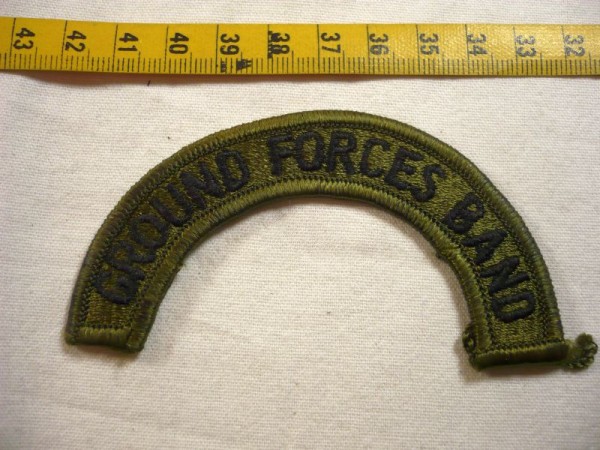 Schriftzug/ Schriftbogen/ Tab, GROUND FORCES BAND 