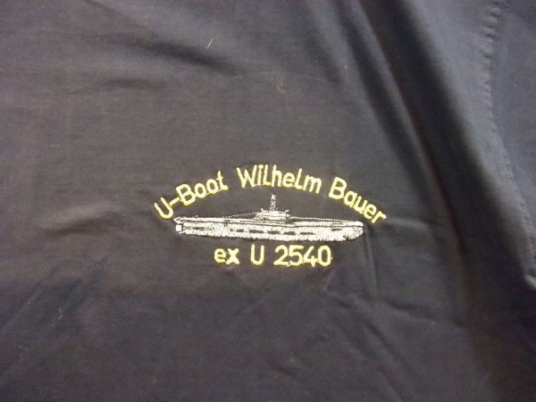 T-Shirt blau, U-Boot Wilhelm Bauer ex U 2540, #Grösse XXL#