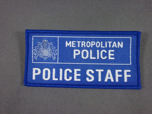 Brustabzeichen Metropolitan Police Police Staff