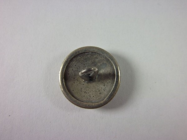 Knopf 20,5mm silber gekörnt Zahl " 10 "