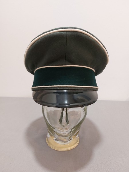 Wehrmacht Schirmmütze Infanterie, feldgrau feines Wolltuch, Grösse 57