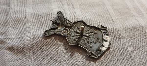 Mützenabzeichen, USAF Cap badge, R.O.T.C, Metall, silber
