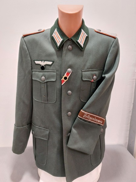Wehrmacht Heer Jacke M36 Offizier Feldgendarmerie Größe 25