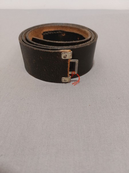 DDR Koppel Lederkoppel schwarz NVA Breite 45mm Länge 100cm
