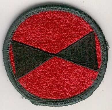 Armabzeichen 7th Infantry Division, bunt