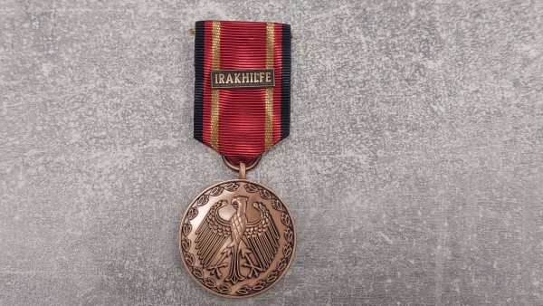 Bundeswehr Einsatzmedaille IRAKHILFE in Gold, Silber oder Bronze