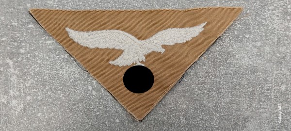Brustadler Luftwaffe für Mannschaften auf khaki - alte Fertigung