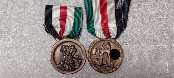 Deutsch- Italienische Feldzugsmedaille am Band
