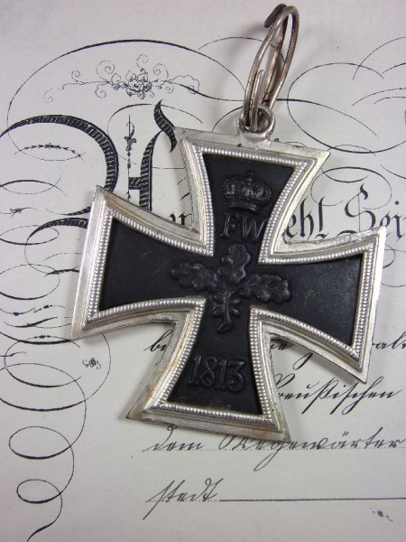 Großkreuz zum Eisernen Kreuz 1870 #dreiteilige Fertigung mit Eisenkern#