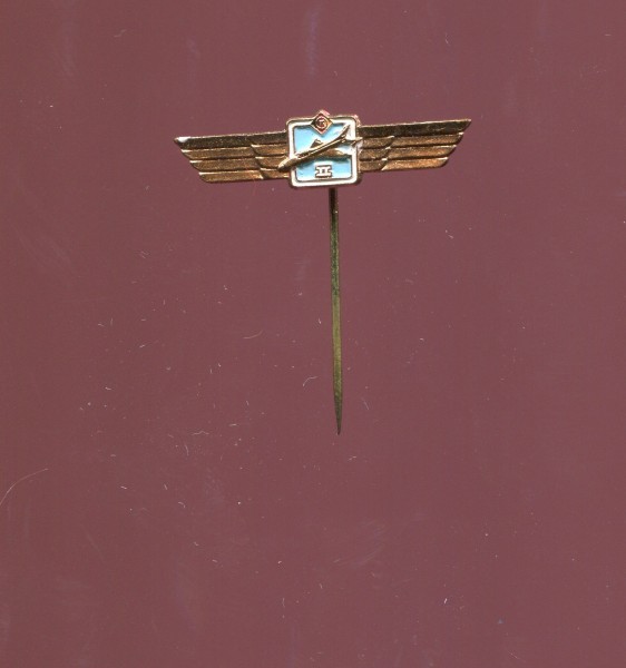 DDR Klassifizierungsabzeichen für Flugzeugführer / Hubschrauberführer NVA Stufe II Miniatur