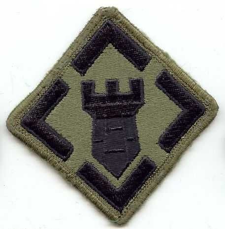 Armabzeichen 20th Engeneer Brigade, tarnfarben ( OD )