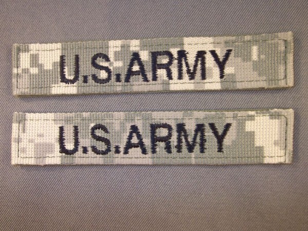 Schriftzug, U.S.ARMY ACU Digitial mit Klett