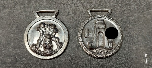 Deutsch- Italienische Feldzugsmedaille, geprägt