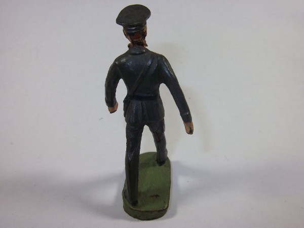 Elastolin- Soldaten, 1 Offizier gehend, Hersteller Elastolin, ca. 7,5cm