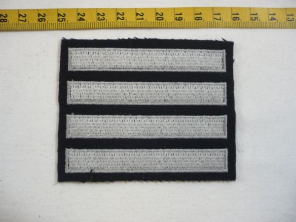 Bremen: Dienstgradabzeichen, Polizei Bremen, alte Art, Polizeihauptmeister, maschinengestickt