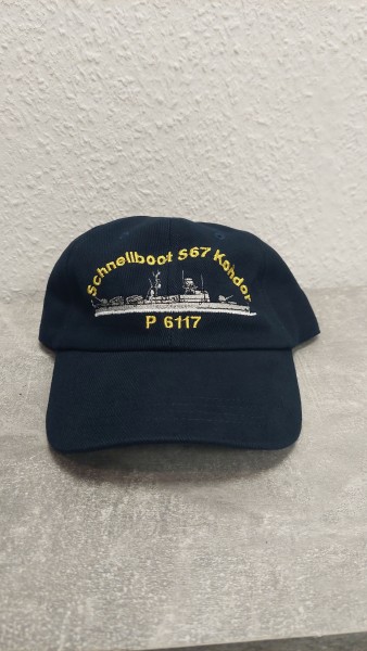 Baseballcap Schnellboot S67 Kondor P6117 blaue Kappe