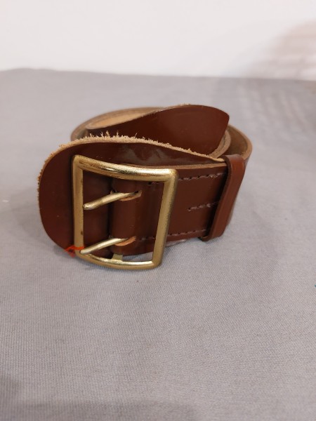 DDR Koppel Lederkoppel für Offiziere NVA braun 100cm