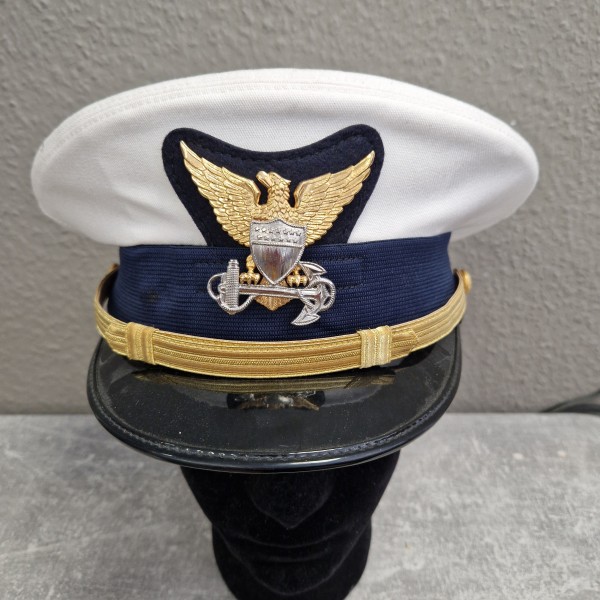 Schirmmütze US Coast Guard mit Abzeichen Grösse 7 1/8